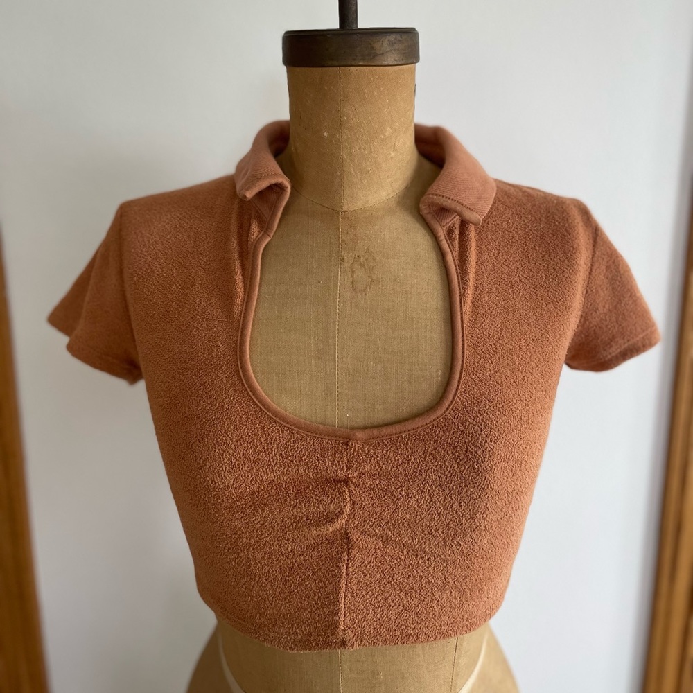 Urban Outfitters Teddy Crop Top